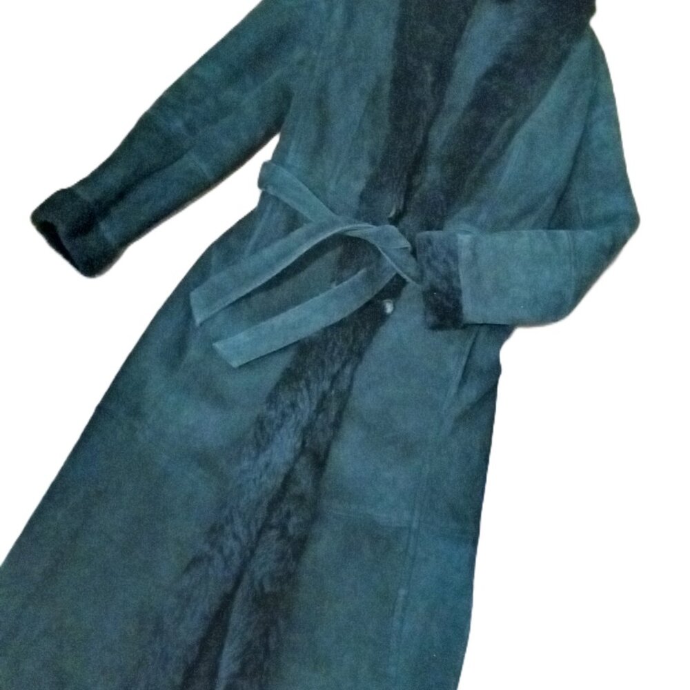 ITALIAN Shearling long coat, BENEDETTA NOVI, Made in Italy